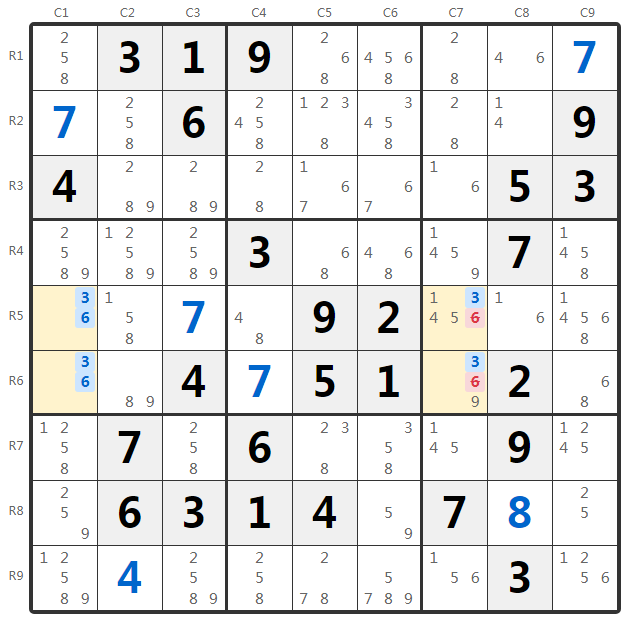 ユニーク矩形Type 4例